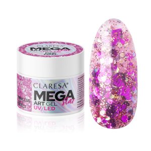 MEGASTAR Аrt Gel - CLARESA - Pink Pixel