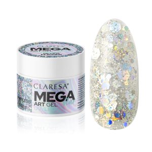 MEGASTAR Аrt Gel - CLARESA - Silver Flick