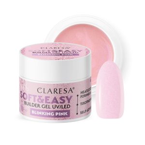 Изграждащ гел SOFT&EASY – CLARESA 45 gr – Blinking Pink