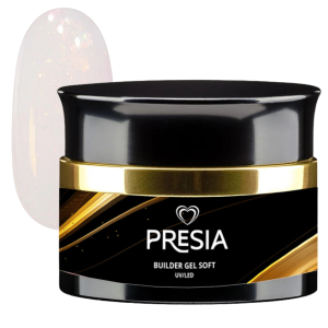 Изграждащ гел - Soft - PRESIA - Mermaid Glow White - 30ml