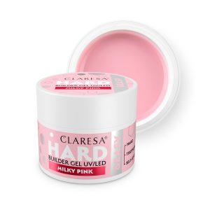 Изграждащ гел HARD&EASY – CLARESA 45 gr – Milky Pink
