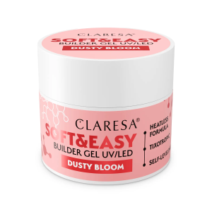 Изграждащ гел SOFT&EASY – CLARESA 12 gr – Dusty Bloom