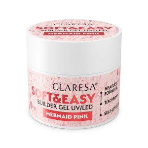 Изграждащ гел SOFT&EASY – CLARESA 45 gr – Mermaid Pink
