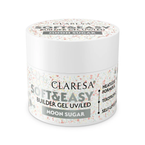 Изграждащ гел SOFT&EASY – CLARESA 12 gr – Sugar Moon