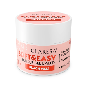 Изграждащ гел SOFT&EASY – CLARESA 12 gr – Peach Melt