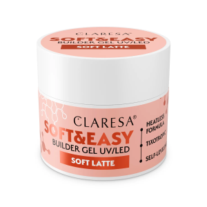 Изграждащ гел SOFT&EASY – CLARESA 45 gr – Soft Latte